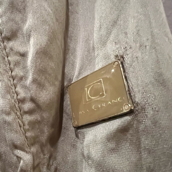 Quiet Luxury Luisa Cerano Utility Jacket with Stand Collar and Plenty of Pockets - Picture 8 of 9